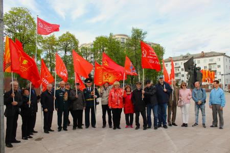 Владимирская область приняла марш-эстафету "Знамя нашей Победы"