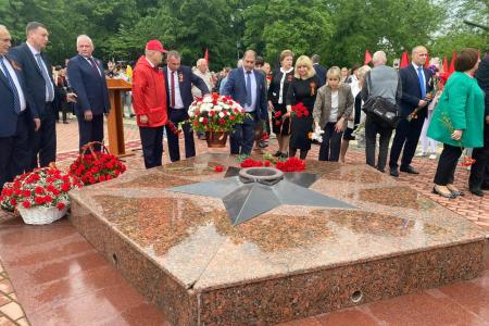 Краснодарский край. Активисты КПРФ и сторонники партии отметили праздник 80-летия Великой Победы