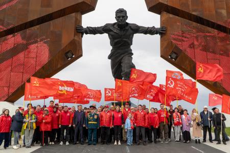 На Курской земле прошёл марш-эстафета «Наша Великая Победа»