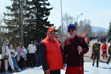 Коммунисты Забайкалья возложили цветы к Вечному огню в день 80-летия Великой Победы