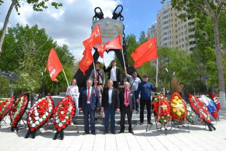 Астраханские коммунисты отметили 80-летие Победы