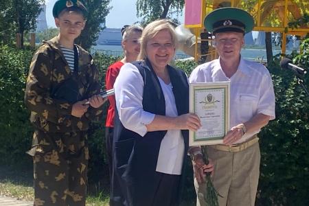 Воронежская область. КПРФ поздравила ветеранов-пограничников с профессиональным праздником