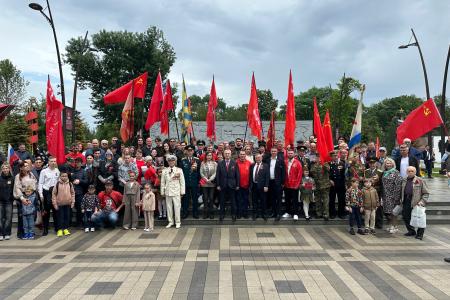 Краснодарский край. Активисты КПРФ и сторонники партии отметили праздник 80-летия Великой Победы