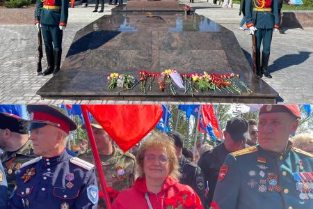 Саратов. Цвет Победы – красный!