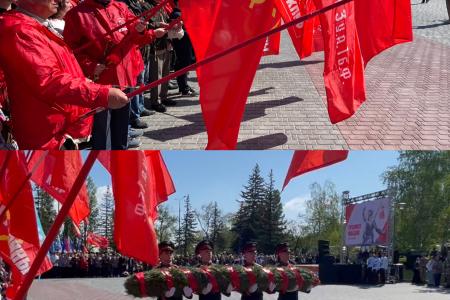 Саратов. Цвет Победы – красный!