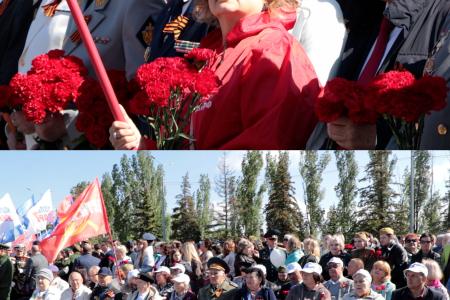 Саратов. Цвет Победы – красный!