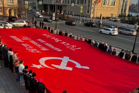 Наша Великая Победа - залог будущего нашей страны! Антифашистский марш-эстафета КПРФ на Дальнем Востоке