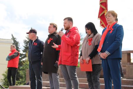 Мордовия. Красный Первомай на улицах Саранска