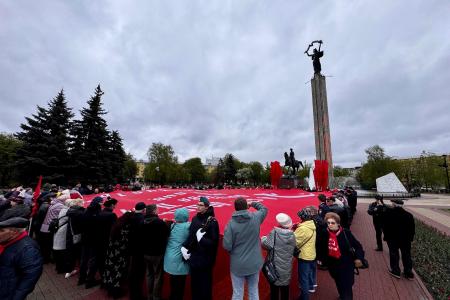 Калужские коммунисты приняли эстафету «Наша Великая Победа»