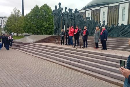 Москва приняла эстафету "Знамя Победы"