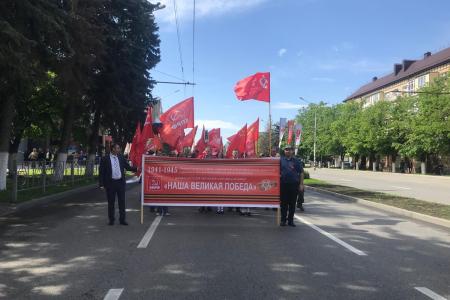 Карачаево-Черкессия. Ильич - вновь главный участник торжеств в День Победы на площади Ленина в Черкесске!