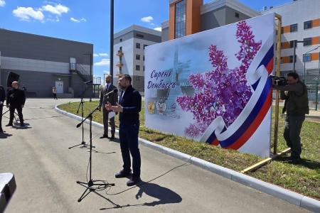 Делегация КПРФ во главе с К.К. Тайсаевым посетила праздничные мероприятия в честь 11-ой годовщины образования ДНР