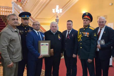 Делегация КПРФ во главе с К.К. Тайсаевым посетила праздничные мероприятия в честь 11-ой годовщины образования ДНР