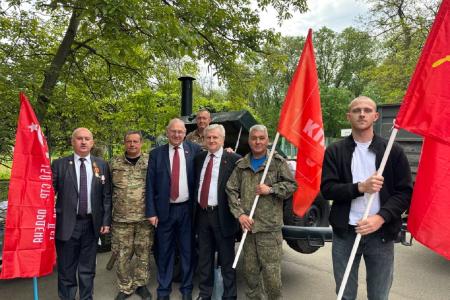 Торжественный митинг в Донецком Государственном Медицинском Университете в честь 80-летия Победы в Великой Отечественной войне