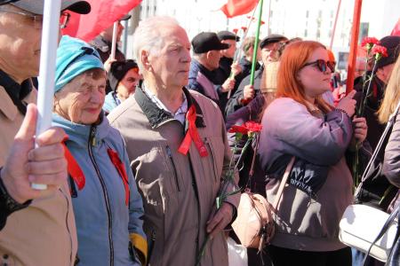 Коммунисты Томска отметили Красный Первомай ударным трудом