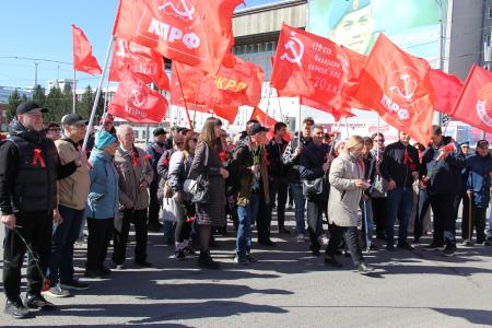 Коммунисты Томска отметили Красный Первомай ударным трудом