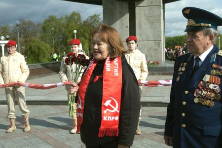 Тверские коммунисты приняли марш-эстафету КПРФ «Наша Великая Победа»