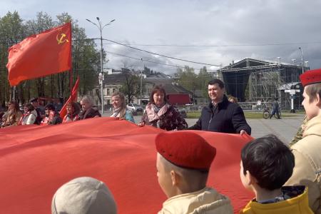 Тверские коммунисты приняли марш-эстафету КПРФ «Наша Великая Победа»