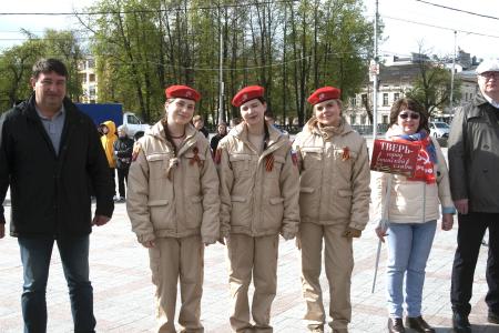 Тверские коммунисты приняли марш-эстафету КПРФ «Наша Великая Победа»