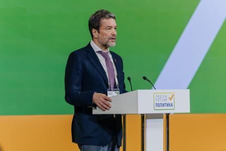 Александр Ющенко выступил на открытии конкурса «Лидеры России. Политика»