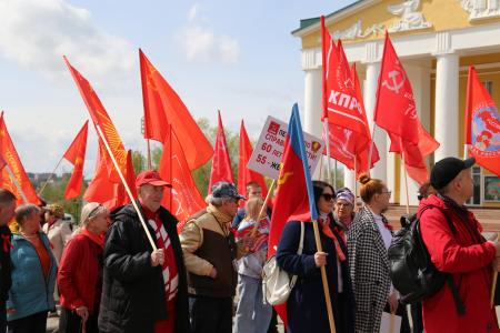 Мордовия. Красный Первомай на улицах Саранска
