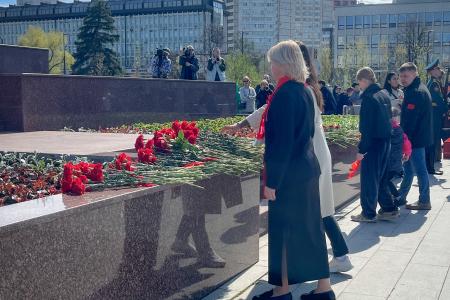 Возложение цветов в Перми