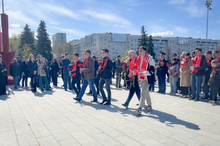 Возложение цветов в Перми
