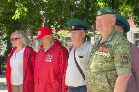 На героической земле Крыма коммунисты и комсомольцы приняли участников автопробега в рамках международного проекта "Содружество" Беларусь – Россия