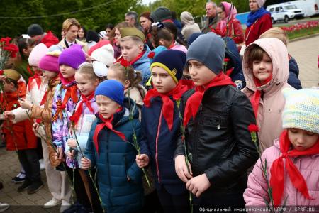 Москва приняла эстафету "Знамя Победы"