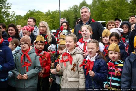 Москва приняла эстафету "Знамя Победы"