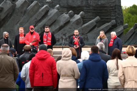 Москва приняла эстафету "Знамя Победы"
