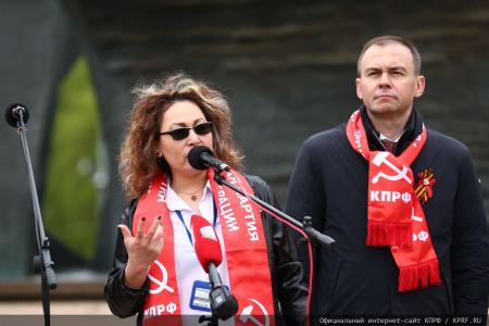 Москва приняла эстафету "Знамя Победы"