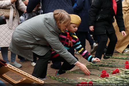 Москва приняла эстафету "Знамя Победы"