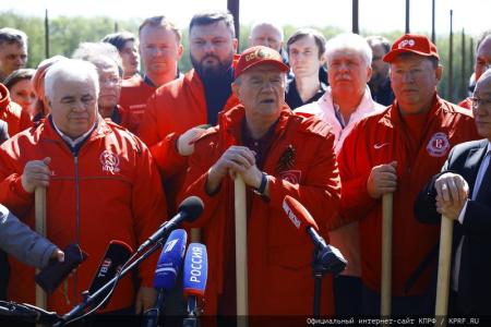Накануне Дня Победы в Совхозе имени Ленина прошло мероприятие «Сад Победы - сад жизни»