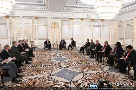 Г.А. Зюганов провел рабочую встречу с Президентом Кубы Мигелем Диас-Канелем Бермудесом