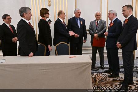 Г.А. Зюганов провел рабочую встречу с Президентом Кубы Мигелем Диас-Канелем Бермудесом