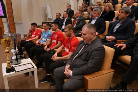 В Госдуме на заседании нашей фракции состоялось чествование спортсменов КПРФ