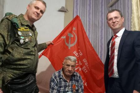 Краснодарский край. Активисты КПРФ поздравляют ветеранов и участников войны с праздником Победы