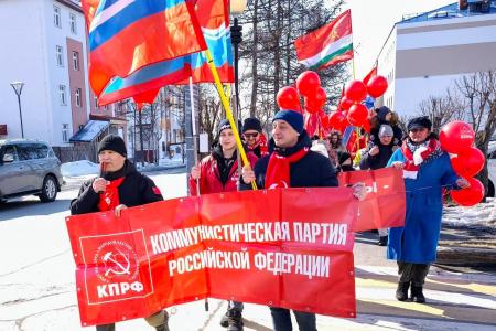 Ямало-Ненецкий автономный округ. Первомай в Салехарде