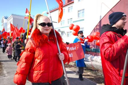 Ямало-Ненецкий автономный округ. Первомай в Салехарде