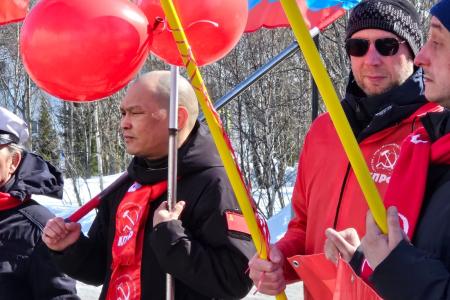 Ямало-Ненецкий автономный округ. Первомай в Салехарде