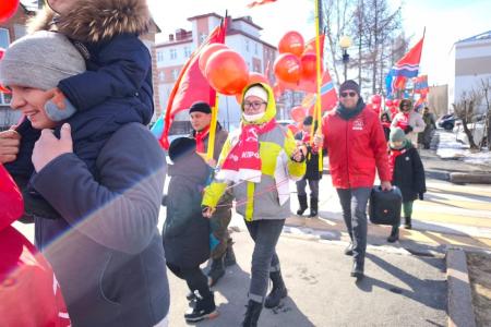 Ямало-Ненецкий автономный округ. Первомай в Салехарде