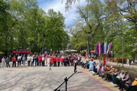 Первомайский митинг КПРФ в Ставрополе