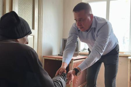 Член ЦК КПРФ, сенатор Российской Федерации Айрат Гибатдинов посетил зону проведения специальной военной операции