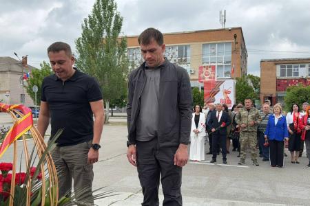 Член ЦК КПРФ, сенатор Российской Федерации Айрат Гибатдинов посетил зону проведения специальной военной операции