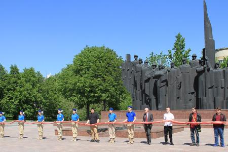 Победная марш-эстафета в Воронежской области. Мы - помним! Мы - гордимся! Мы - не подведем!