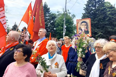 Краснодарский край. Активисты КПРФ и сторонники партии отметили праздник 80-летия Великой Победы