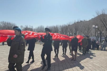 Наша Великая Победа - залог будущего нашей страны! Антифашистский марш-эстафета КПРФ на Дальнем Востоке