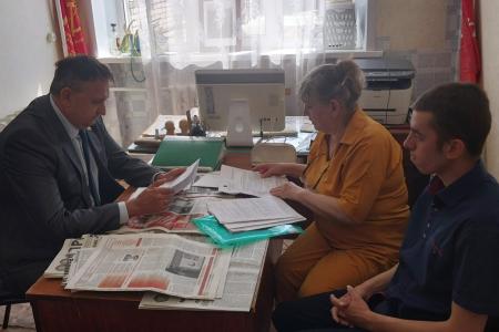 Волгоградская область. Депутаты КПРФ провели прием граждан по личным вопросам