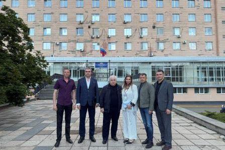 К.К. Тайсаев прибыл в Луганск